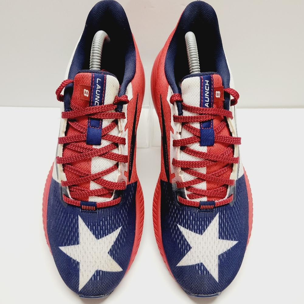 Brooks Launch 8 Shoes Women’s Texas Star Flag USA Running 1203451B621 Size 10 - Picture 3 of 12